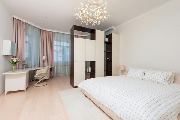 Bedroom with an Office Nook