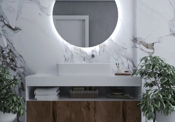 LED bathroom mirror