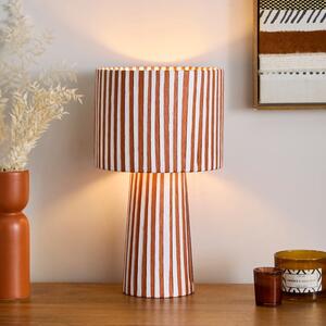 Suzie Striped Woven Table Lamp