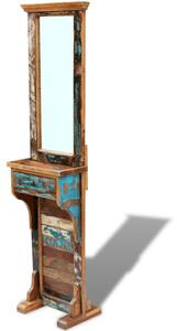 Hall Mirror Solid Reclaimed Wood 47x23x180 cm