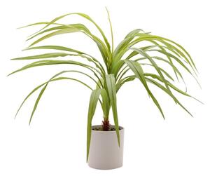 Country Living Artificial Riverside Grass in Grey Plant Pot