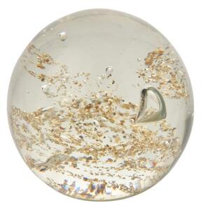 Objets d'Art Glass Gold Flecked Ornament