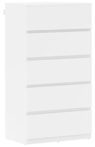 HOMCOM Chest of Drawers, 5-Drawer Storage Cabinets, Modern Dresser, Storage Drawer Unit for Bedroom