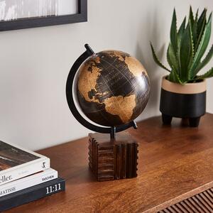 Bryant Globe with Mango Wood Base