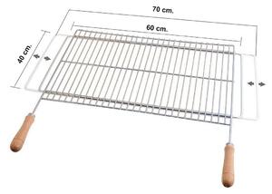 Grill Sauvic Zinc plated steel 60 x 40 cm