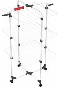 Clothes Line Vileda Mixer Tower 3 71 x 71 x 137 cm Steel