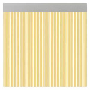 Curtain Acudam Ferrara Doors Yellow Transparent Exterior PVC Aluminium 90 x 210 cm