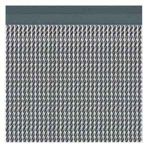 Curtain Acudam Manacor Doors Silver Exterior PVC Aluminium 90 x 210 cm