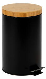 Rubbish Bin Andrea House cc72108 Black Metal 12 L