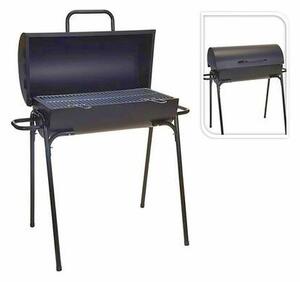 Charcoal Barbecue with Stand Black 33 x 63 x 89 cm Circular