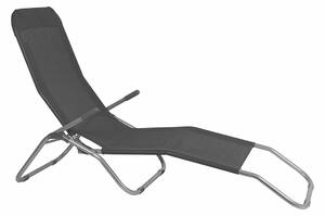 Beach sunbed Lifetime Black 187 x 60 x 93 cm