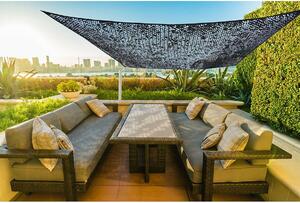 Rectangular Shade Sail Faura Black 3 x 4 m Reversible Camouflage