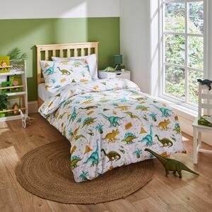 Dino Duvet Cover & Pillowcase Set