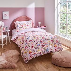 Floral Mushroom Duvet Cover & Pillowcase Set