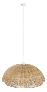 Ceiling Light DKD Home Decor Light brown Jute Iron 50 W 80 x 80 x 33 cm