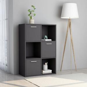 Storage Cabinet Grey 60x29.5x90 cm Engineered Wood