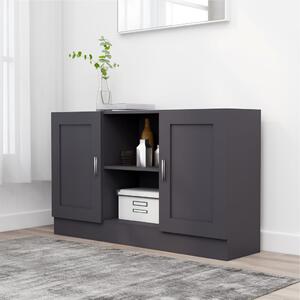 Sideboard Grey 120x30.5x70 cm Engineered Wood