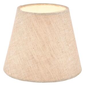 Laura Ashley Bray Candle Clip Shade In Natural Linen Finish