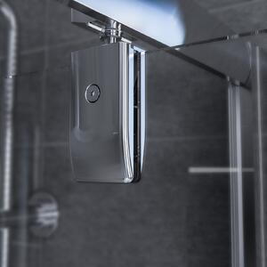 Aqualux Pivot Door Shower Enclosure and Tray Package - 800 x 800mm (6mm Glass)