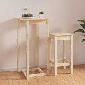 Bar Table 60x60x110 cm Solid Wood Pine