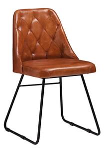 Farland Side Chair - Side Chair in Bruciato Leather