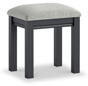 Porter Upholstered Dressing Table Stool | White, Grey, Charcoal