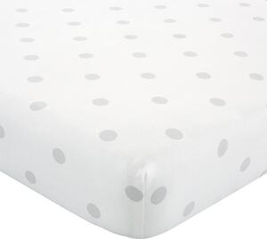 Catherine Lansfield Brushed Spot Bed Linen Fitted Sheet Grey