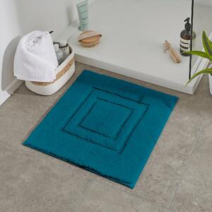 Luxury Cotton Non-Slip Shower Mat Ink (Blue)