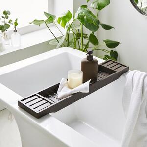 Chocolate Bamboo Bath Rack