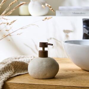 Cream Ceramic Soap Dispenser