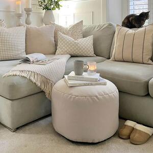 Ru Comfy Barley Bean Bag Pouffe