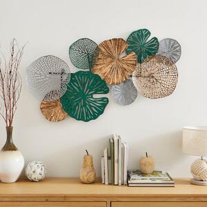 Nouveau Lotus Indoor Outdoor Metal Wall Art