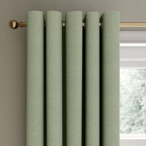 Rotterdam Herringbone Blackout Eyelet Curtains