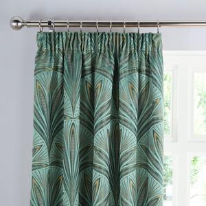 Nouveau Fan Eyelet Curtains