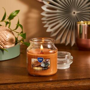 Small Cinnamon Clove Jar Candle Brown