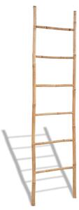 Bamboo Towel Ladder with 6 Rungs