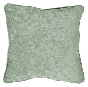 Textured Chenille 43cm x 43cm Filled Cushion Green