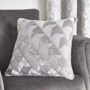 Appletree Boutique Quentin 43cm x 43cm Filled Cushion Silver