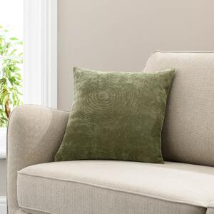 Velour Cushion Olive (Green)