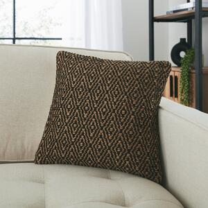 Jute Geometric Cushion MultiColoured
