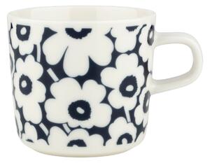 Marimekko Pikkuinen Unikko coffee cup 20 cl Dark blue-white