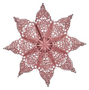 House Doctor Clip Christmas star Ø60 cm Dusty rose