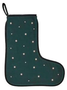 House Doctor Gift Christmas Stocking Dark Green