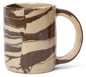 Ferm LIVING Ryu tall mug 30 cl Sand brown