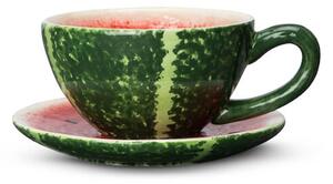 Byon Watermelon cup with saucer 25 cl