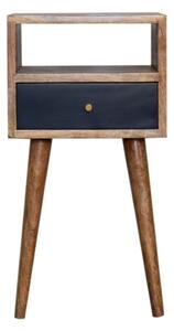 Mini Navy Blue Hand Painted Bedside Table