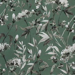 Linda Barker Yarrows Fabric Sage-Grey