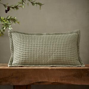 Pineapple Elephant Jaipur Waffle Filled Boudoir 30cm x 50cm Sage