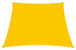 Sunshade Sail Oxford Fabric Trapezium 2/4x3 m Yellow