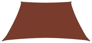 Sunshade Sail Oxford Fabric Trapezium 3/5x4 m Terracotta